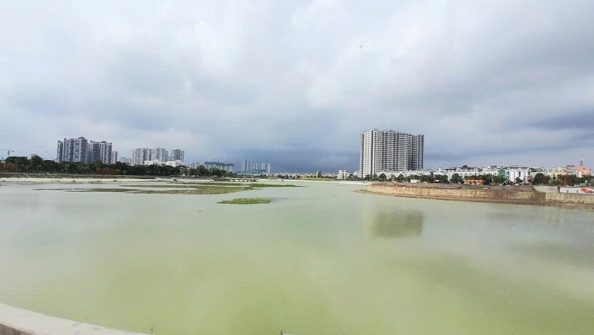 Cận cảnh công viên Gia Lâm tăng tốc về đích trước tết Nguyên đán