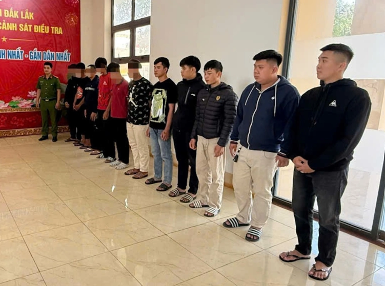 Nhóm mang hung khí, rượt đuổi đánh nhau bị khởi tố. Ảnh: Ngọc Oanh