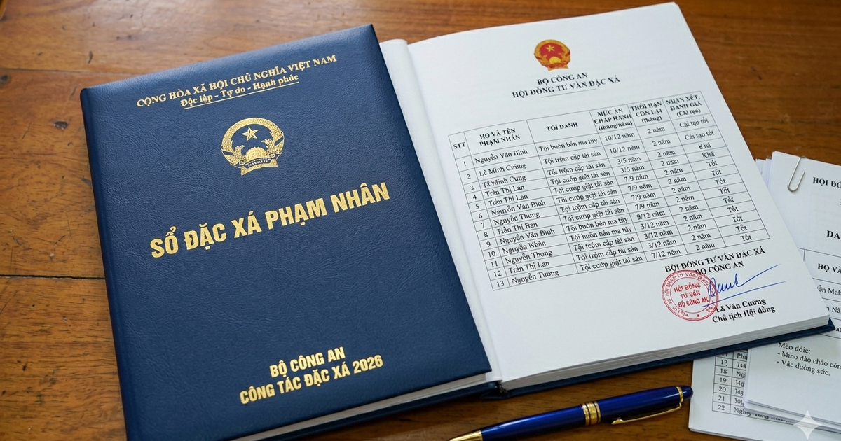 Triển khai thực hiện công tác đặc xá năm 2026