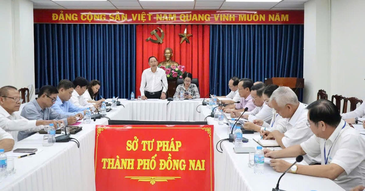 Sở Tư pháp TP Đồng Nai giao ban công tác quản lý nhà nước về luật sư: Nâng cao chất lượng hành nghề, đáp ứng yêu cầu cải cách tư pháp