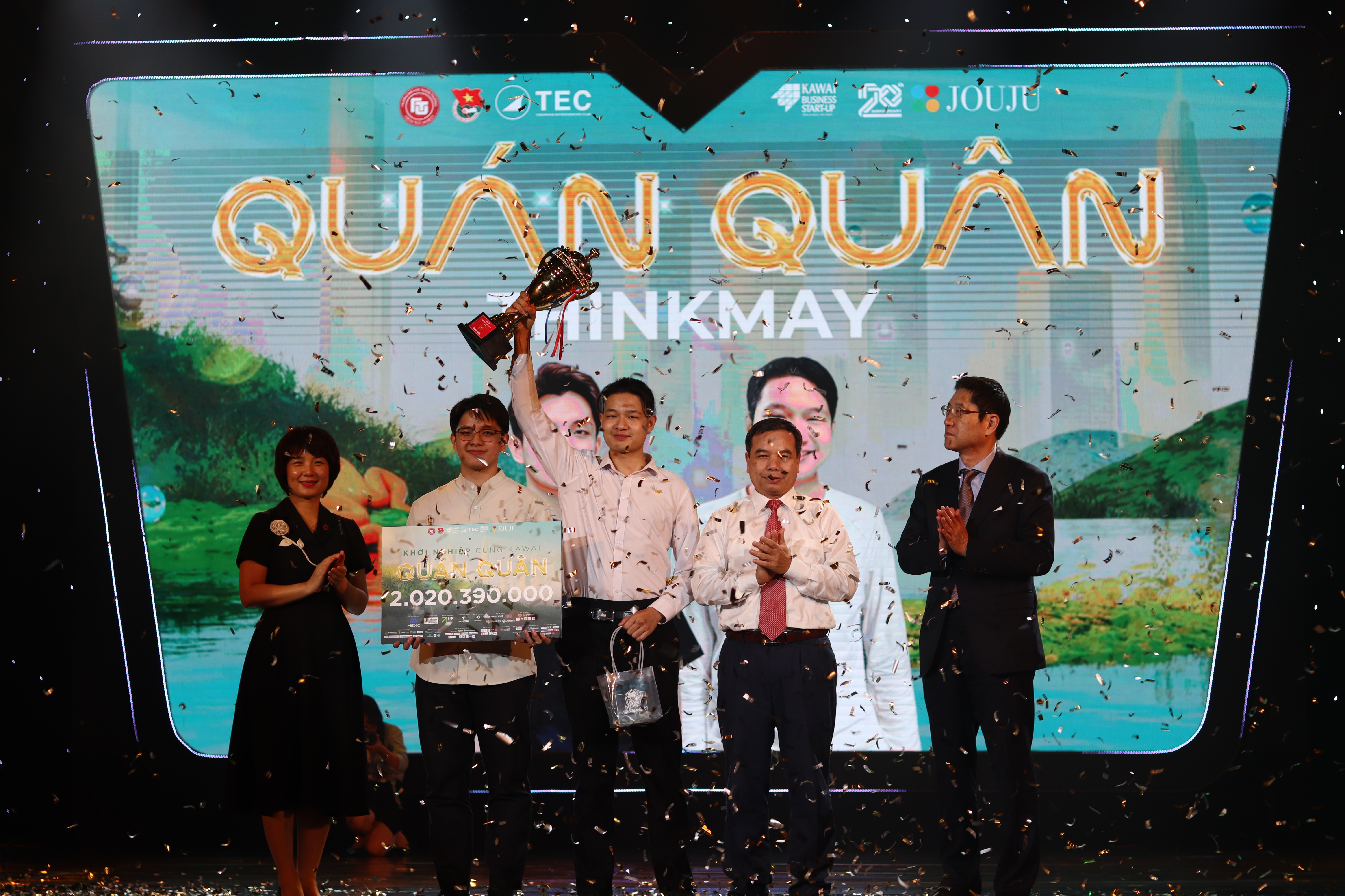 Qu&aacute;n qu&acirc;n cuộc thi Khởi nghiệp c&ugrave;ng Kawai 2025 gọi t&ecirc;n Thinkmay