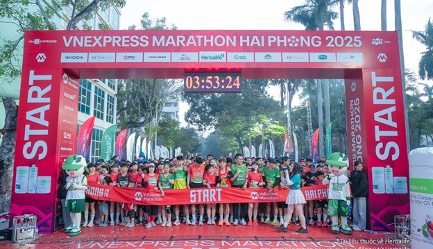 Herbalife Việt Nam tiếp tục tài trợ giải Marathon VnExpress Hải Phòng nhằm khuyến khích lối sống năng động lành mạnh  