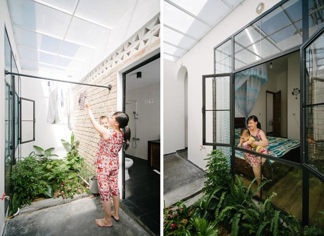 Từ mọi g&oacute;c nh&igrave;n b&ecirc;n trong đều c&oacute; thể thấy &aacute;nh s&aacute;ng tự nhi&ecirc;n v&agrave; m&agrave;u xanh tươi tốt b&ecirc;n ngo&agrave;i.