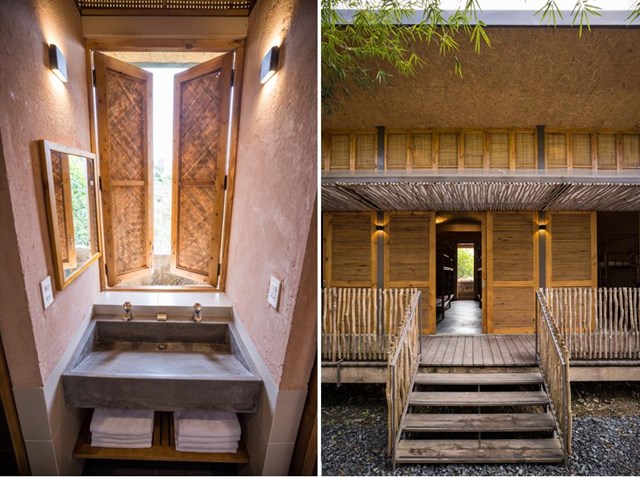 Mái nhà bằng trấu trộn, tường gạch phủ vôi tự nhiên trong dự án 'lớp học xanh' - Ảnh 10