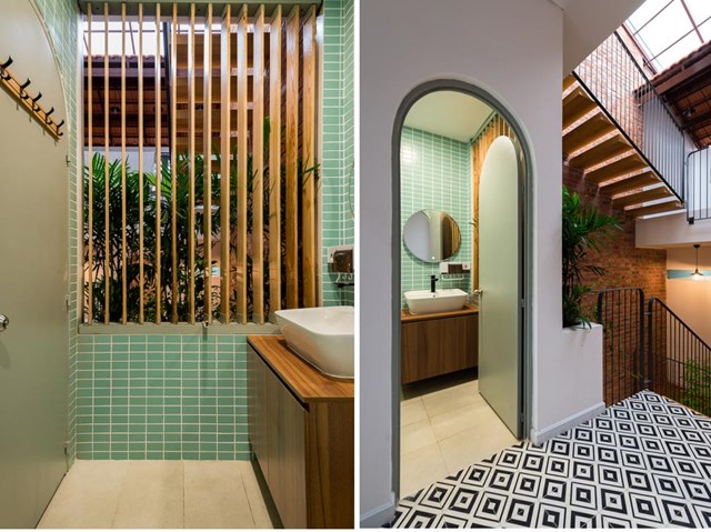 Nhà nhỏ trong hẻm nhỏ, cách thiết kế hợp lý là bớt diện tích xây dựng - Ảnh 4