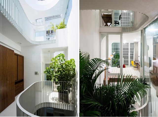 Nhà một mặt tiền 3,5 m nhưng ánh sáng chan hòa khắp nơi - Ảnh 8 Nhà một mặt tiền 3,5 m nhưng ánh sáng chan hòa khắp nơi - Ảnh 8