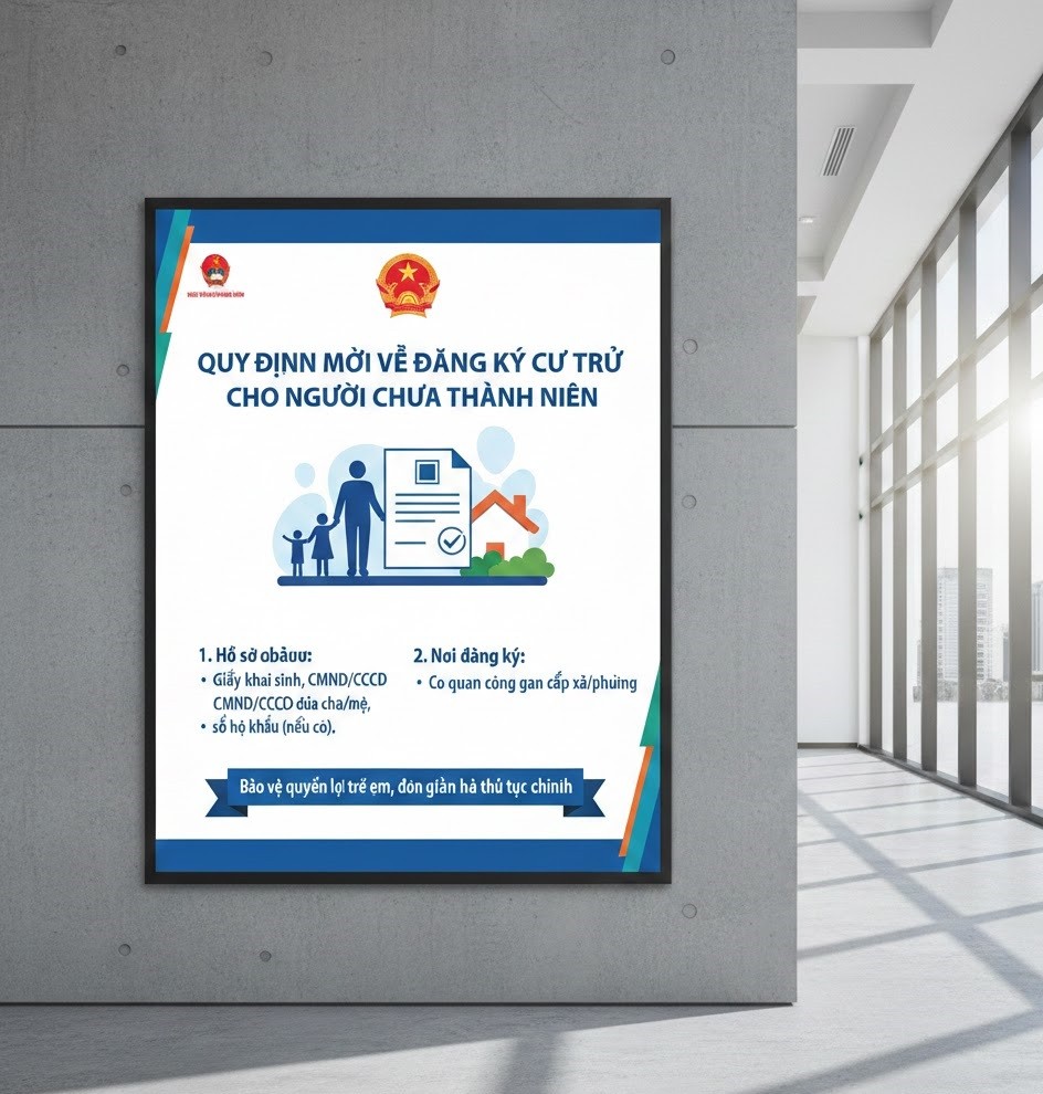 Chính phủ ban hành Nghị định số 58/2026/NĐ-CP liên quan đến Quy định mới về đăng ký cư trú cho người chưa thành niên. (Ảnh minh họa)