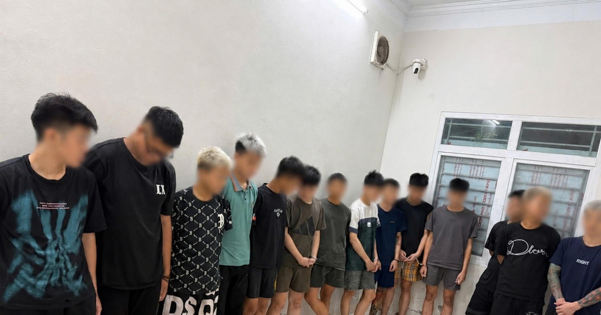 Bắt giữ nhóm thanh thiếu niên mang hung khí đánh nhau, gây rối trật tự công cộng