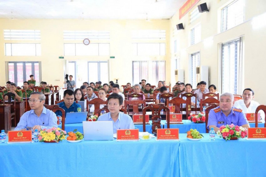 Công an xã Dầu Giây tổng kết công tác năm 2025, triển khai nhiệm vụ trọng tâm năm 2026