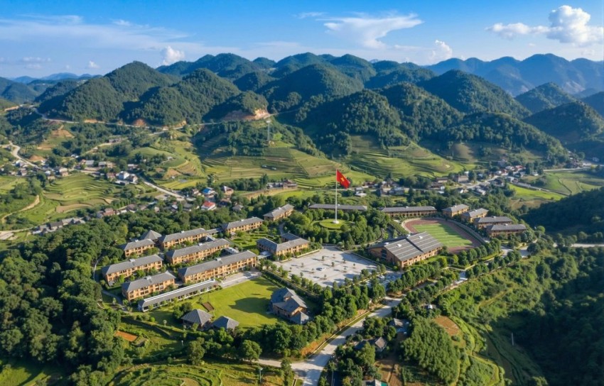 Tổng Bí thư Tô Lâm dự Lễ khởi công xây dựng công trình trường học tại Cao Bằng