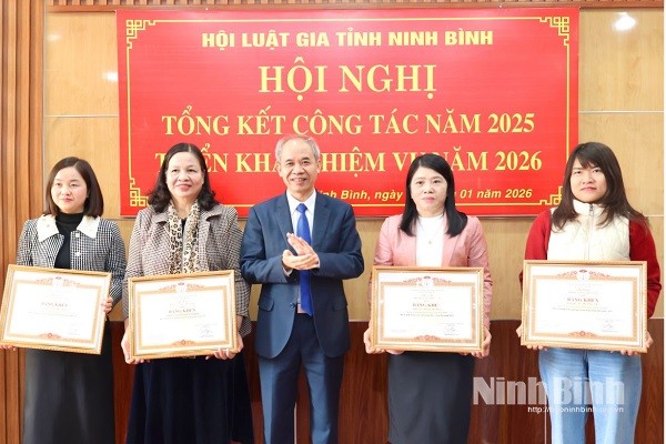 Hội Luật gia tỉnh Ninh Bình phát động phong trào thi đua năm 2026