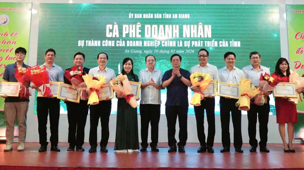 An Giang khởi động “Cà phê doanh nhân” năm 2026