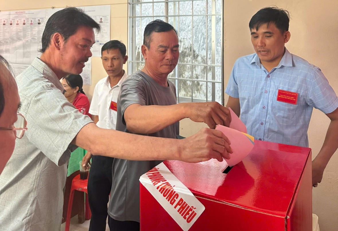 An Giang: Bầu cử sớm ở đặc khu Thổ Châu, an ninh trật tự được giữ vững, an toàn