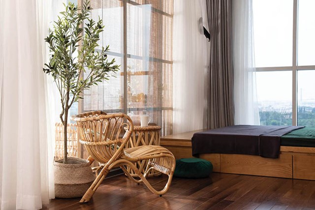 Đồ m&acirc;y tre kh&ocirc;ng những cho cảm gi&aacute;c th&acirc;n thuộc gần gũi m&agrave; c&ograve;n l&agrave; những đường n&eacute;t duy&ecirc;n d&aacute;ng.