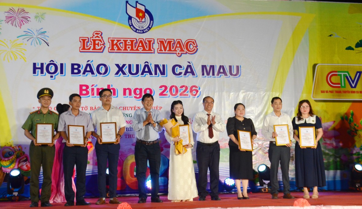 Không gian Văn hóa Báo chí - Điểm nhấn đặc sắc đầu Xuân ở Cà Mau Không gian Văn hóa Báo chí - Điểm nhấn đặc sắc đầu Xuân ở Cà Mau