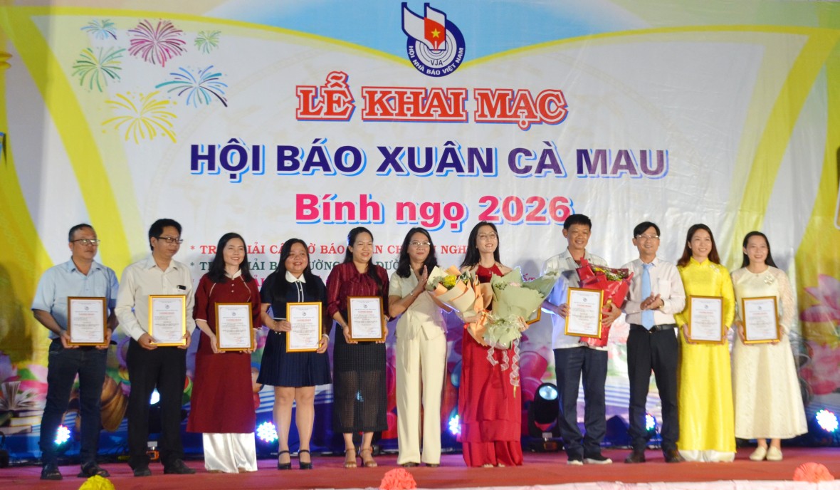 Không gian Văn hóa Báo chí - Điểm nhấn đặc sắc đầu Xuân ở Cà Mau Không gian Văn hóa Báo chí - Điểm nhấn đặc sắc đầu Xuân ở Cà Mau