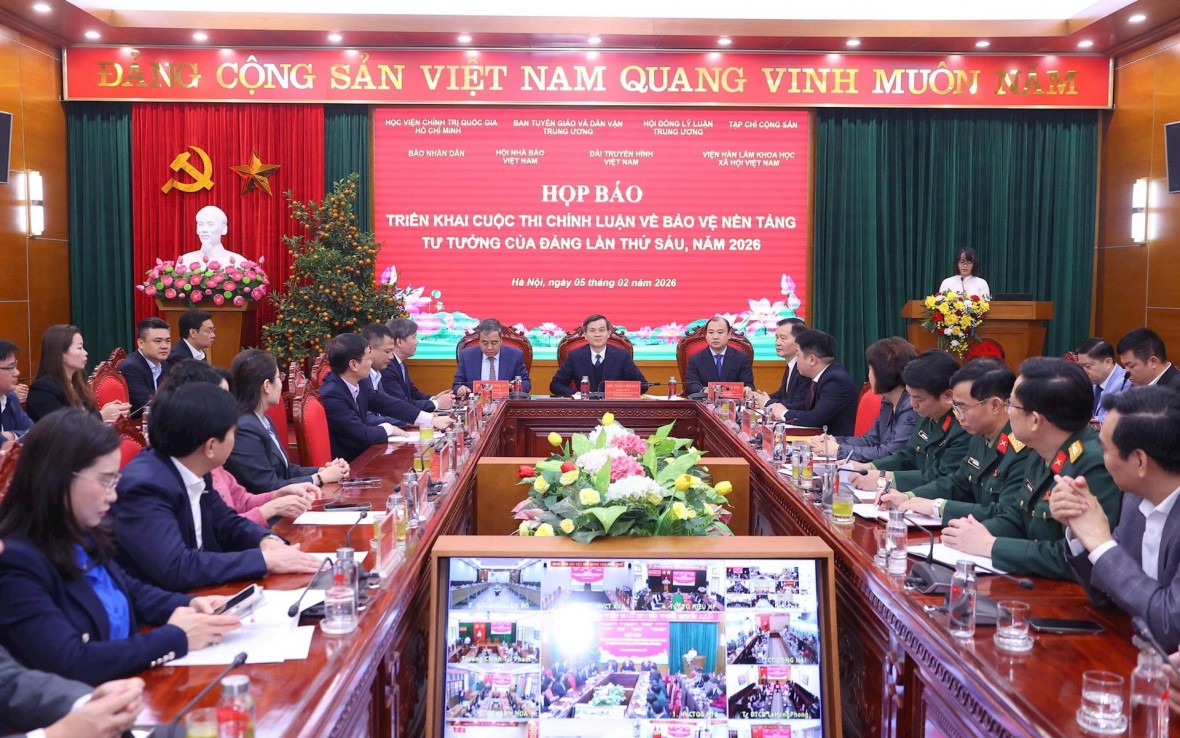 Phát động cuộc thi chính luận bảo vệ nền tảng tư tưởng của Đảng lần thứ sáu năm 2026