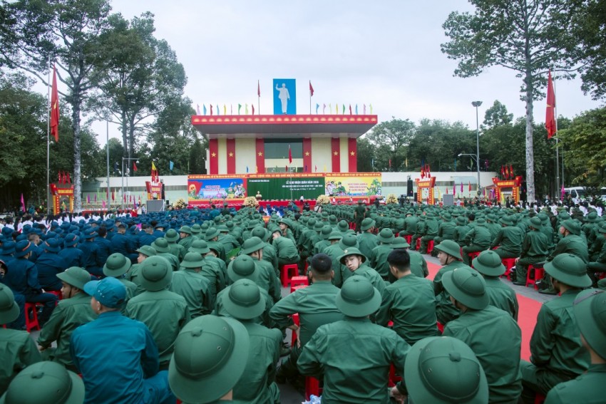Toàn cảnh buổi lễ.