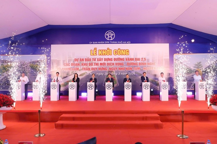 Khởi công Dự án đường Vành đai 2,5 hơn 8.400 tỷ đồng Khởi công Dự án đường Vành đai 2,5 hơn 8.400 tỷ đồng