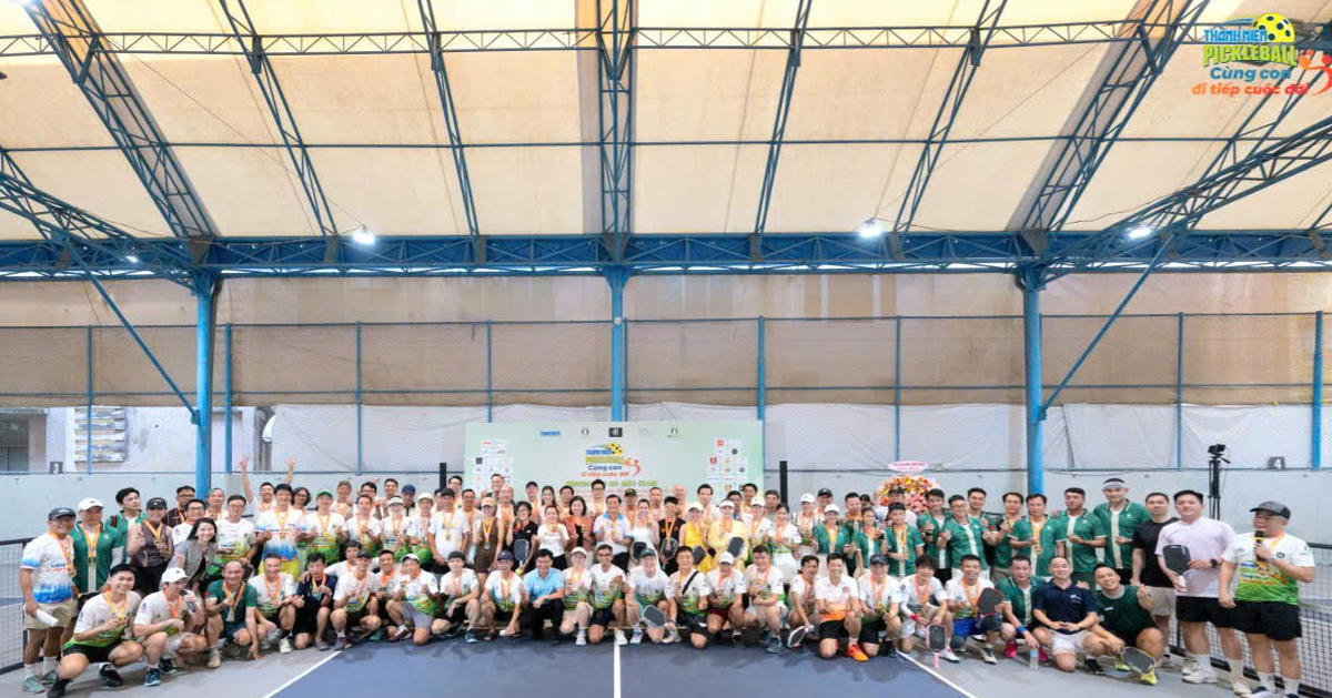 Giải Pickleball thiện nguyện “Cùng con đi tiếp cuộc đời”: Từ sân chơi thể thao đến điểm tựa nâng bước tương lai