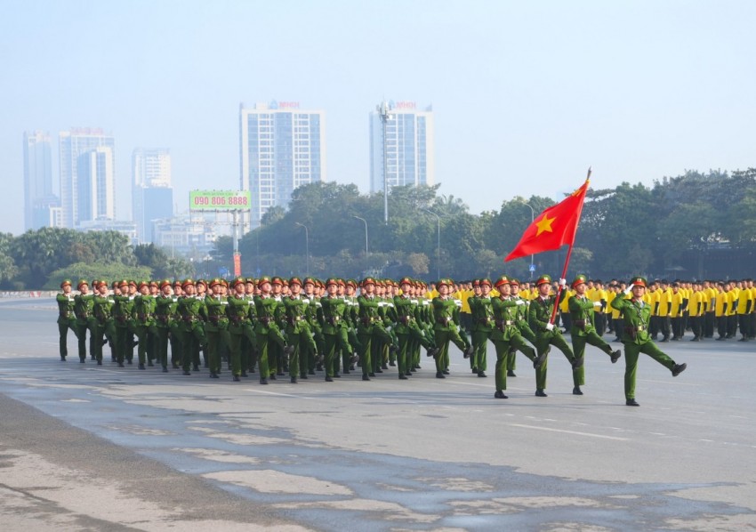 Bộ Công an xuất quân đảm bảo an ninh trật tự phục vụ Đại hội 14 của Đảng Bộ Công an xuất quân đảm bảo an ninh trật tự phục vụ Đại hội 14 của Đảng