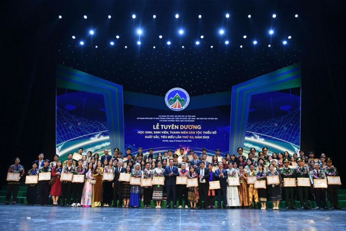 Vinh danh 150 học sinh, sinh viên và thanh niên dân tộc thiểu số xuất sắc năm 2025