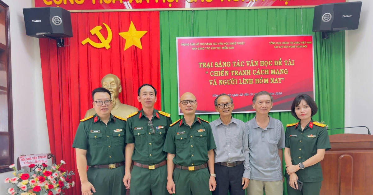 Khai mạc Trại sáng tác văn học về đề tài lực lượng vũ trang tại Vũng Tàu