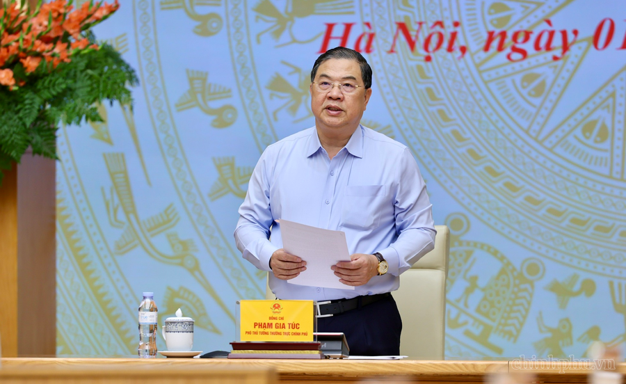 Phó Thủ tướng Thường trực Phạm Gia Túc đưa ra 5 yêu cầu đối với Ban chỉ đạo công trình trọng điểm lĩnh vực Công Thương và Xây dựng