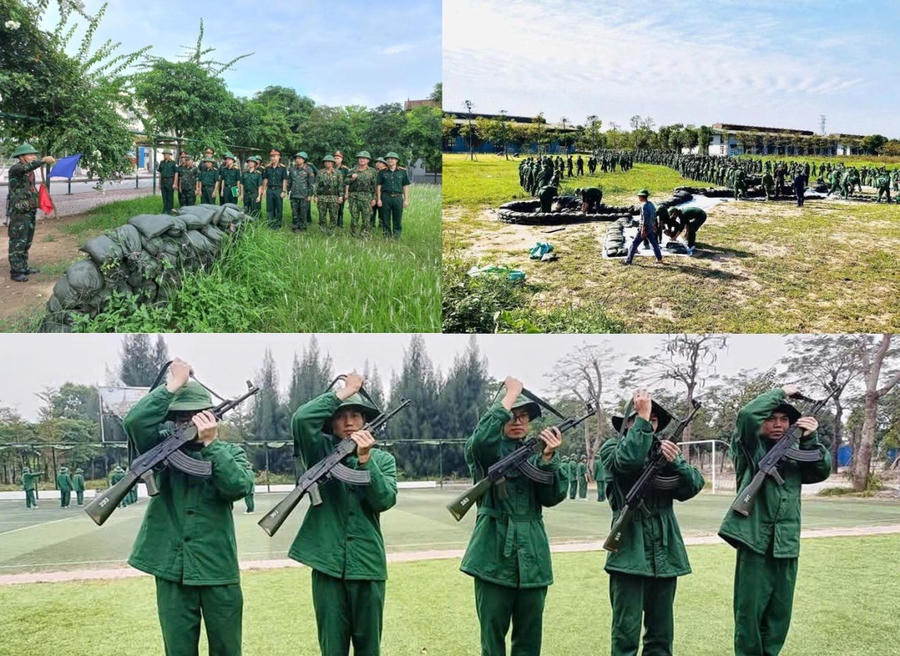 Bộ Giáo dục và Đào tạo đang lấy ý kiến dự thảo quy định không tổ chức dạy học trực tuyến môn Giáo dục quốc phòng và an ninh. (Ảnh minh họa: uneti.edu.vn)