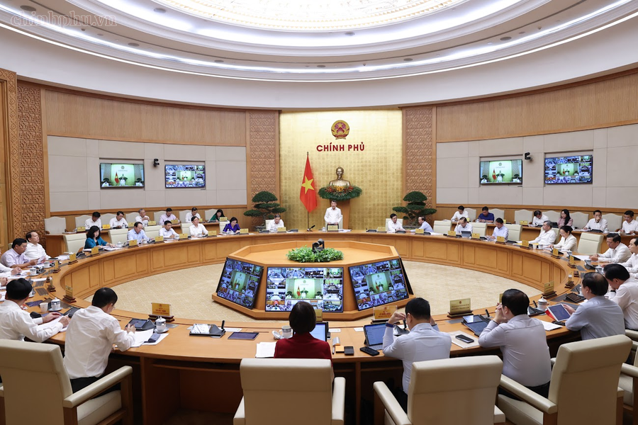 Toàn cảnh phiên họp. Ảnh: VGP