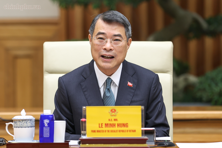 Thủ tướng khẳng định Việt Nam luôn coi trọng, dành ưu tiên cao cho quan hệ với EU và các nước thành viên, mong muốn cùng triển khai hiệu quả khuôn khổ quan hệ mới - Ảnh: chinhphu.vn/Nhật Bắc