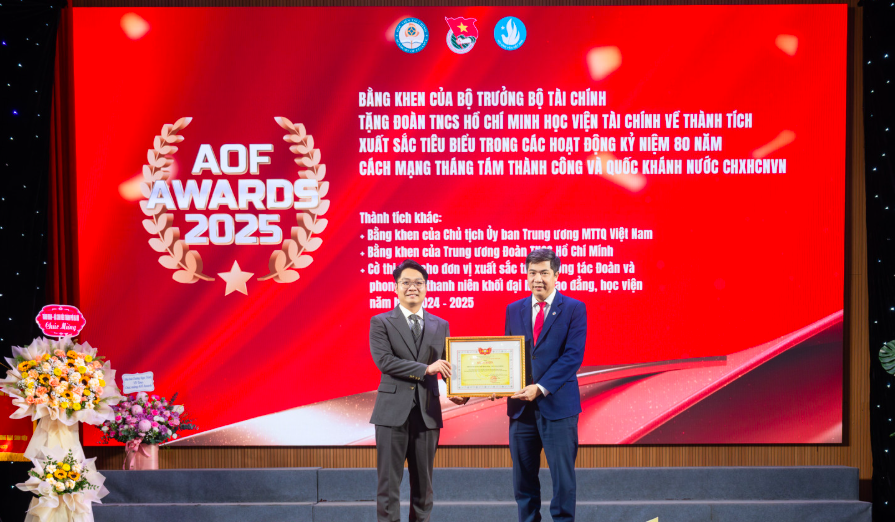 Học viện Tài Chính tôn vinh những tập thể, cá nhân tiêu biểu, xuất sắc trong năm 2025