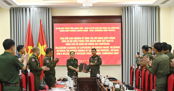 Đoàn học viên Quân đội Hoàng gia Campuchia tham quan, học tập tại Ban Chỉ huy BĐBP tỉnh Quảng Ninh