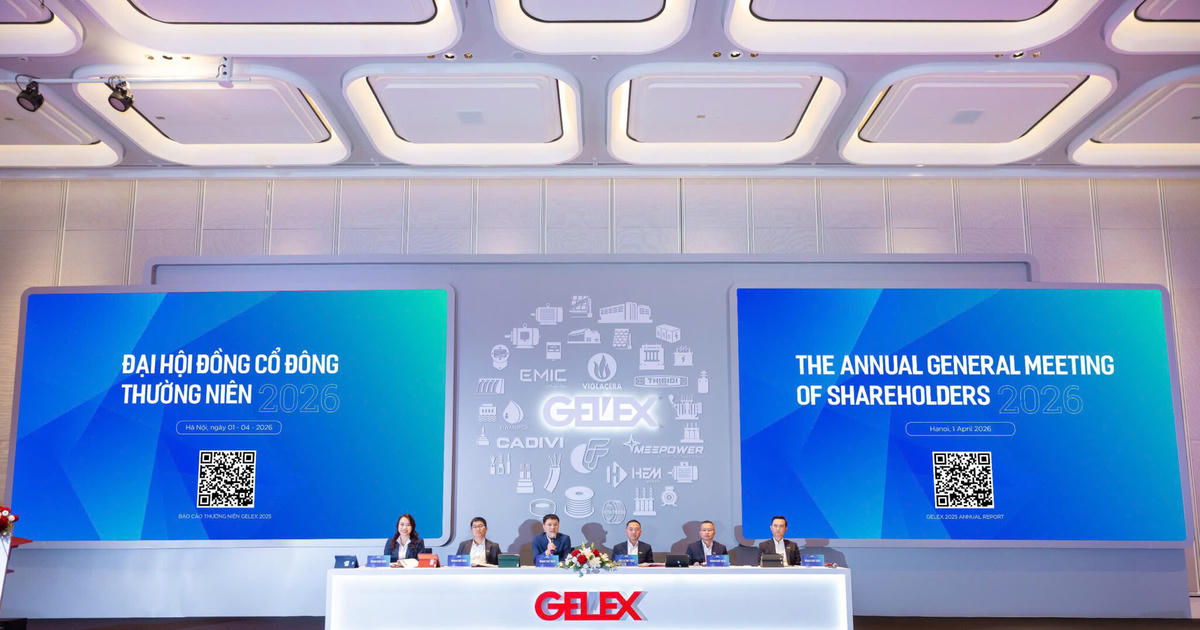 Đại hội đồng cổ đông GELEX 2026: Sẵn sàng cho một chu kỳ tăng trưởng mới, hướng tới doanh thu kỷ lục 44.712 tỷ đồng