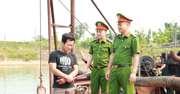 Phát hiện 12 vụ, tịch thu gần 1.000m³ cát khai thác trái phép trên sông Lam