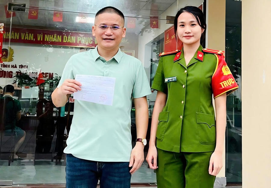 Hành động đẹp của anh Nguyễn Viết Hoàng.