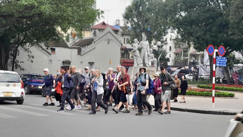 1,1 triệu lượt khách quốc tế đến Hà Nội trong 2 tháng đầu năm