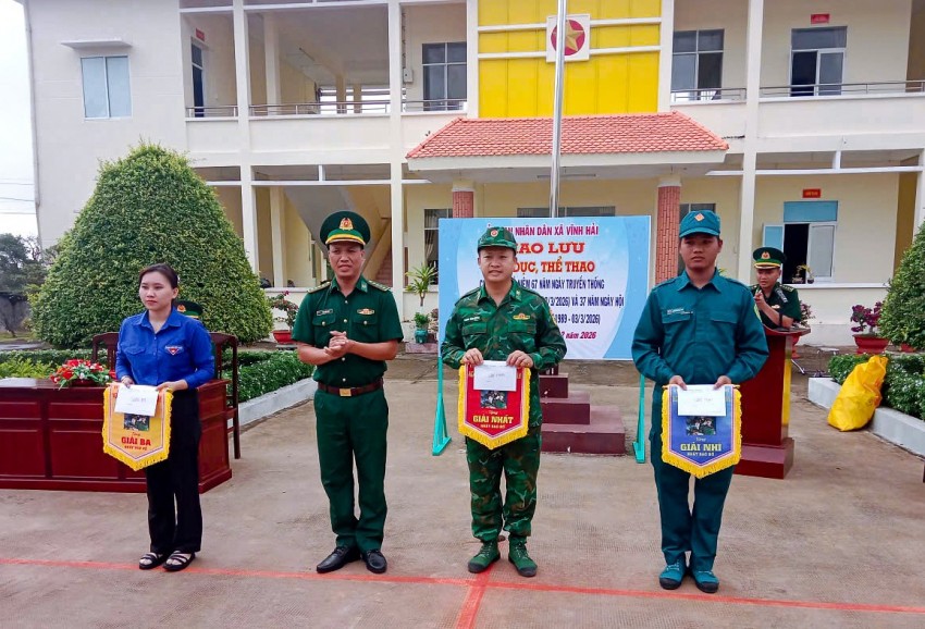 Ấm áp Ngày hội Biên phòng toàn dân nơi biên giới biển Vĩnh Hải