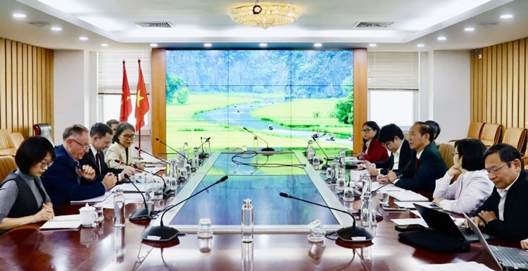 Toàn cảnh buổi làm việc. (Ảnh:Phương Linh) Toàn cảnh buổi làm việc. (Ảnh:Phương Linh)