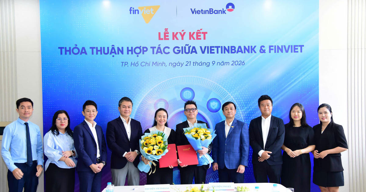 VietinBank hợp tác Finviet xây dựng hệ sinh thái tài chính số dành cho hộ kinh doanh