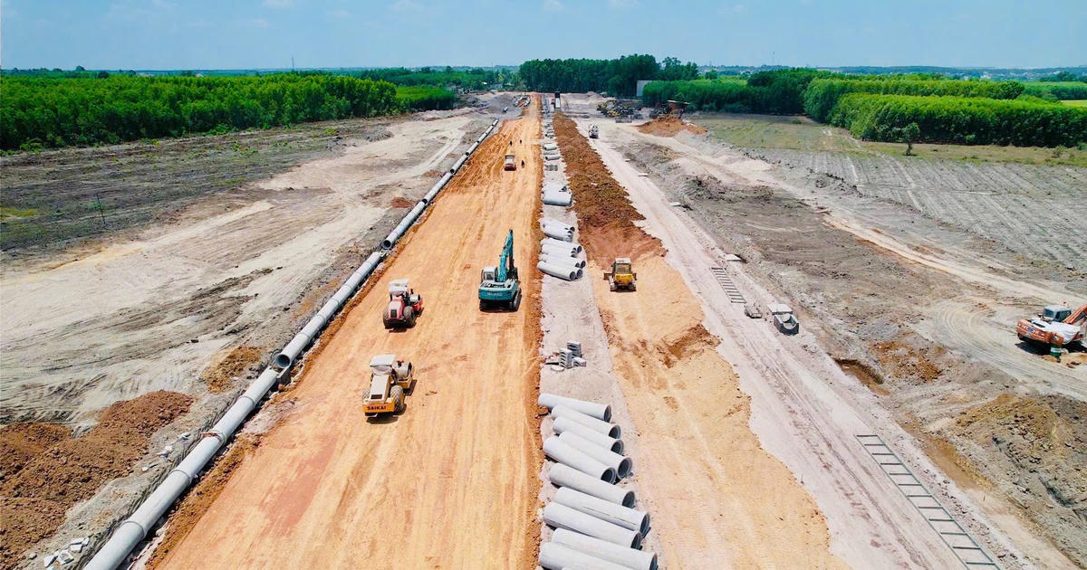 Tuyến 25C tăng tốc về đích, mở lối vào sân bay Long Thành