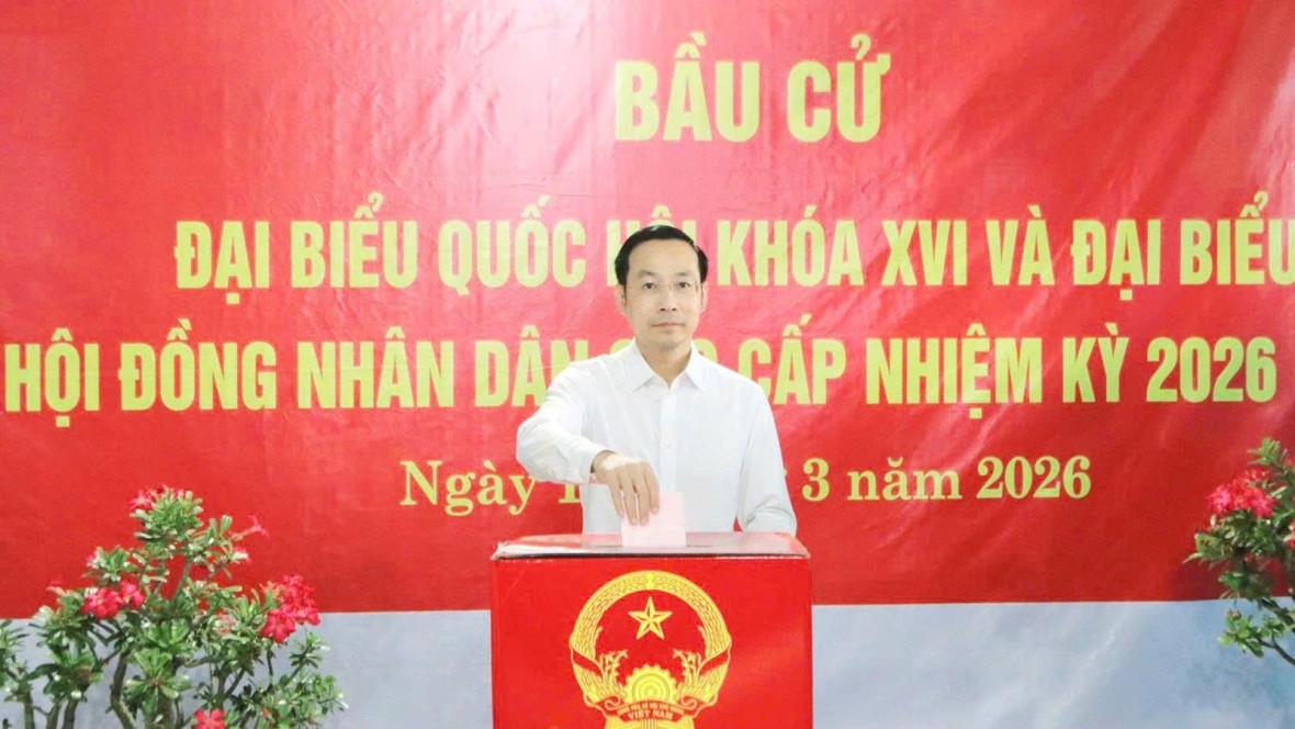 Hơn 3,3 triệu cử tri An Giang phấn khởi đi bầu cử Hơn 3,3 triệu cử tri An Giang phấn khởi đi bầu cử