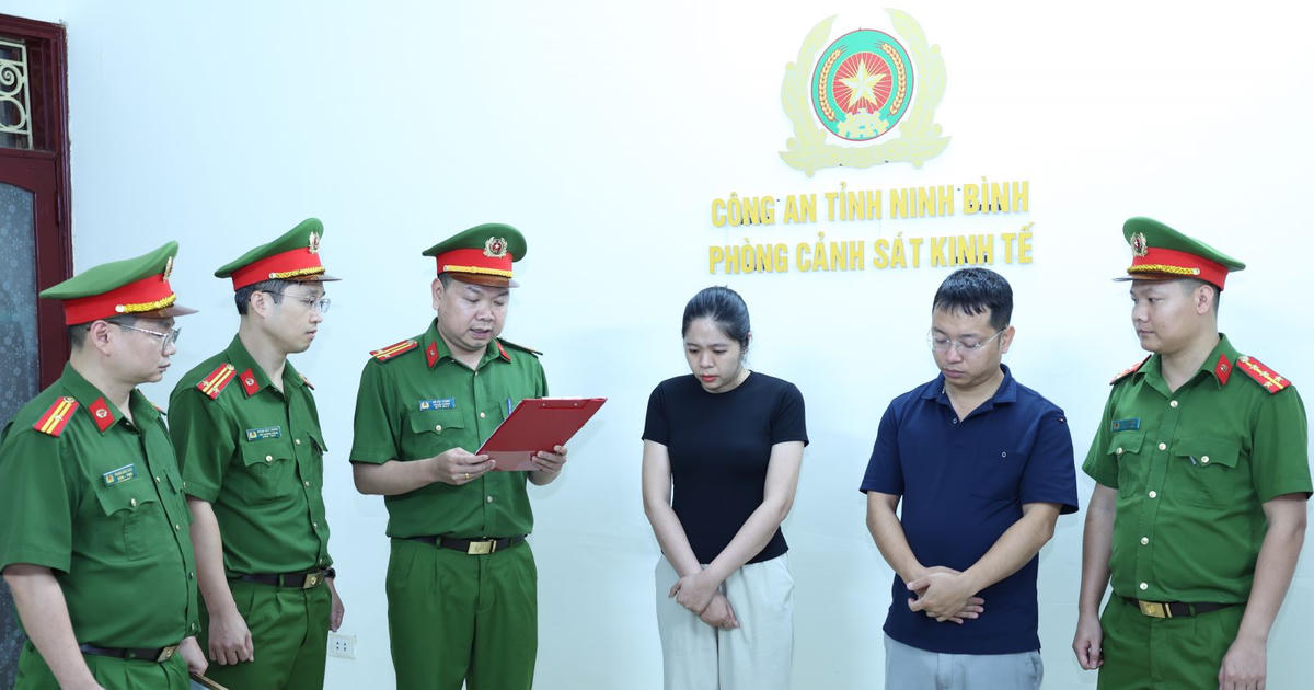 Hai đối tượng bị khởi tố vì thao túng đấu giá 14 lô đất ở Ninh Bình