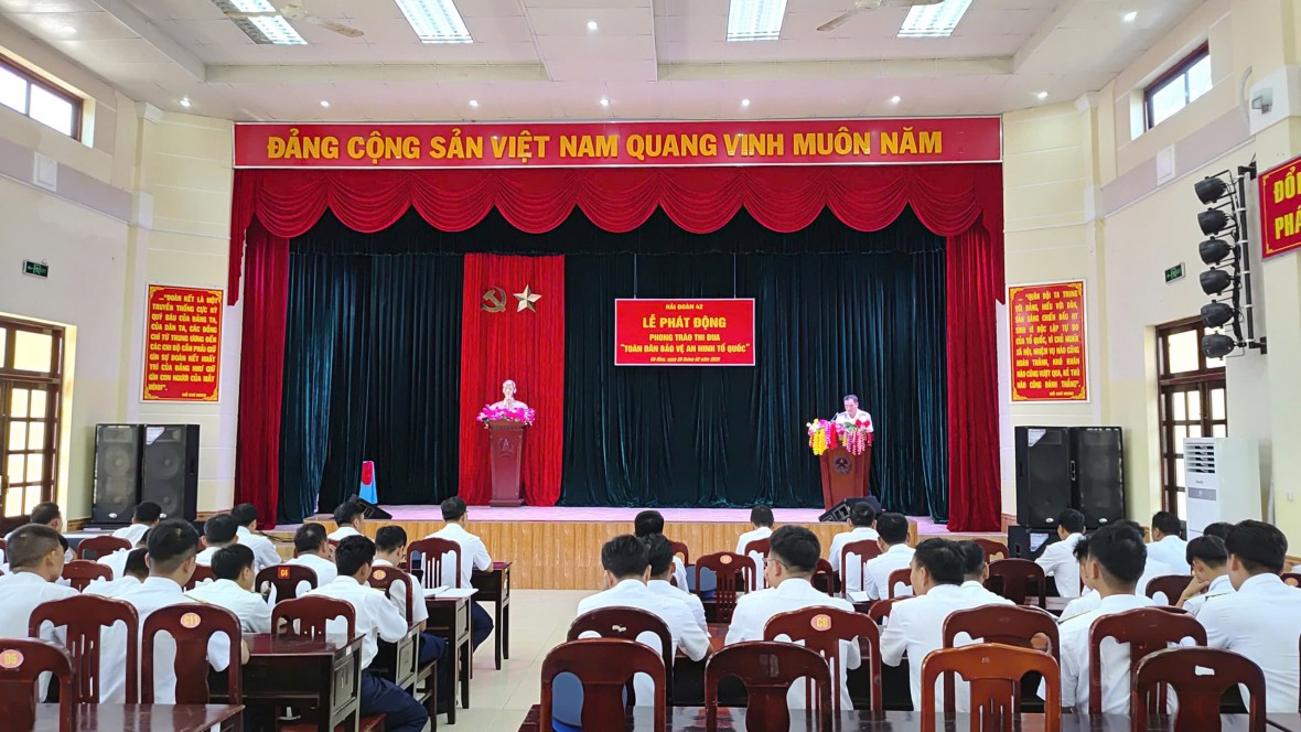 Hải đoàn 42 phát động Phong trào thi đua “Toàn dân bảo vệ an ninh Tổ quốc”