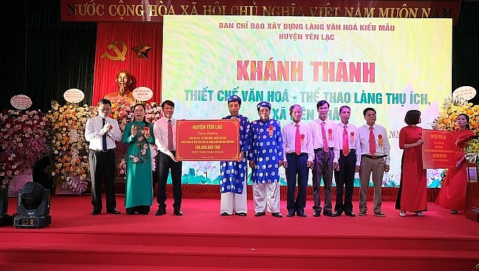 undefined Yên Lạc (Vĩnh Phúc): Khánh thành Làng văn hoá kiểu mẫu đầu tiên của tỉnh
