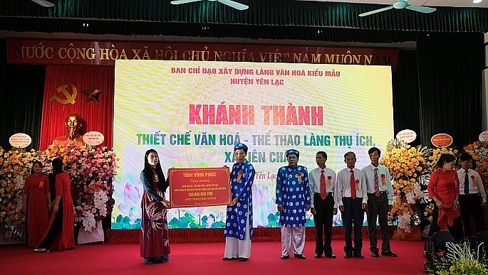 undefined Yên Lạc (Vĩnh Phúc): Khánh thành Làng văn hoá kiểu mẫu đầu tiên của tỉnh