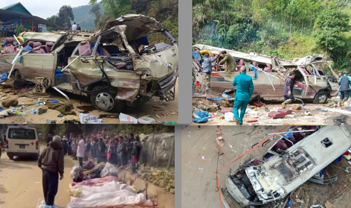 Hiện trường vụ tai nạn thảm khốc tại Lào Cai khiến nhiều người thương vong