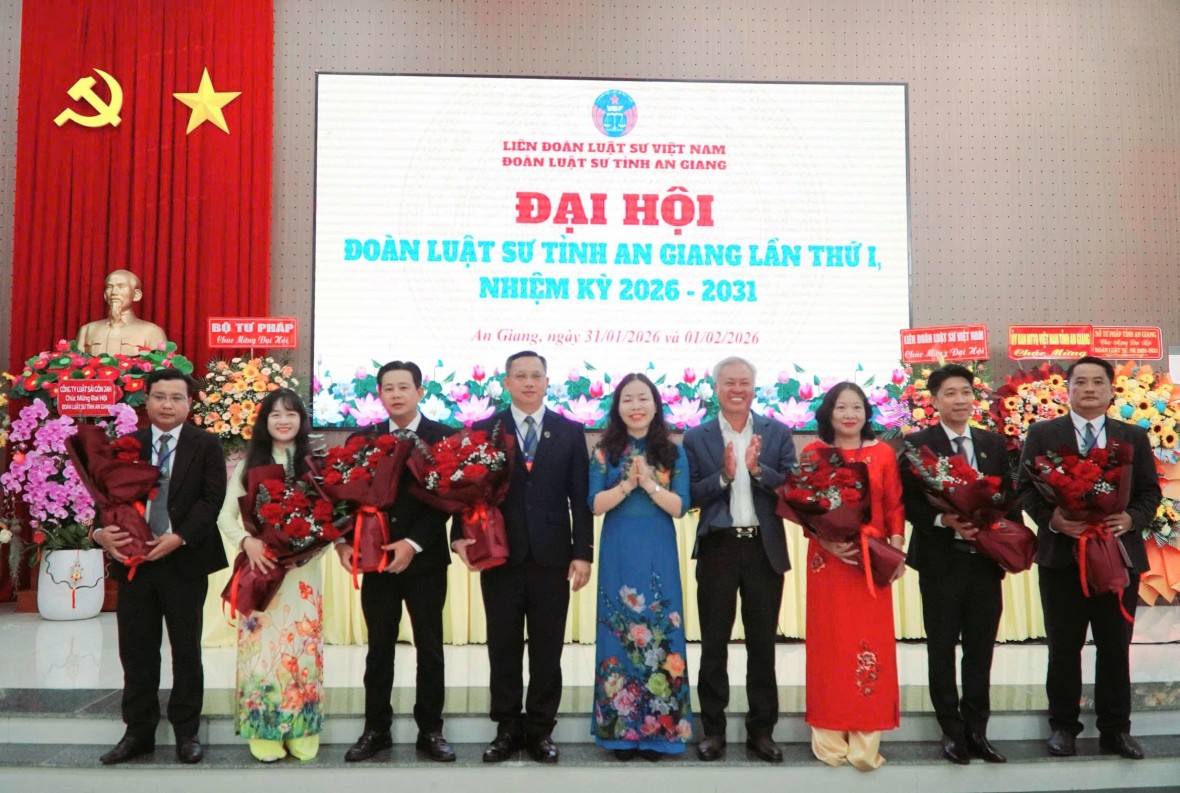 Luật sư Phạm Anh Vũ giữ chức Chủ nhiệm Đoàn Luật sự tỉnh An Giang nhiệm kỳ 2026 - 2031