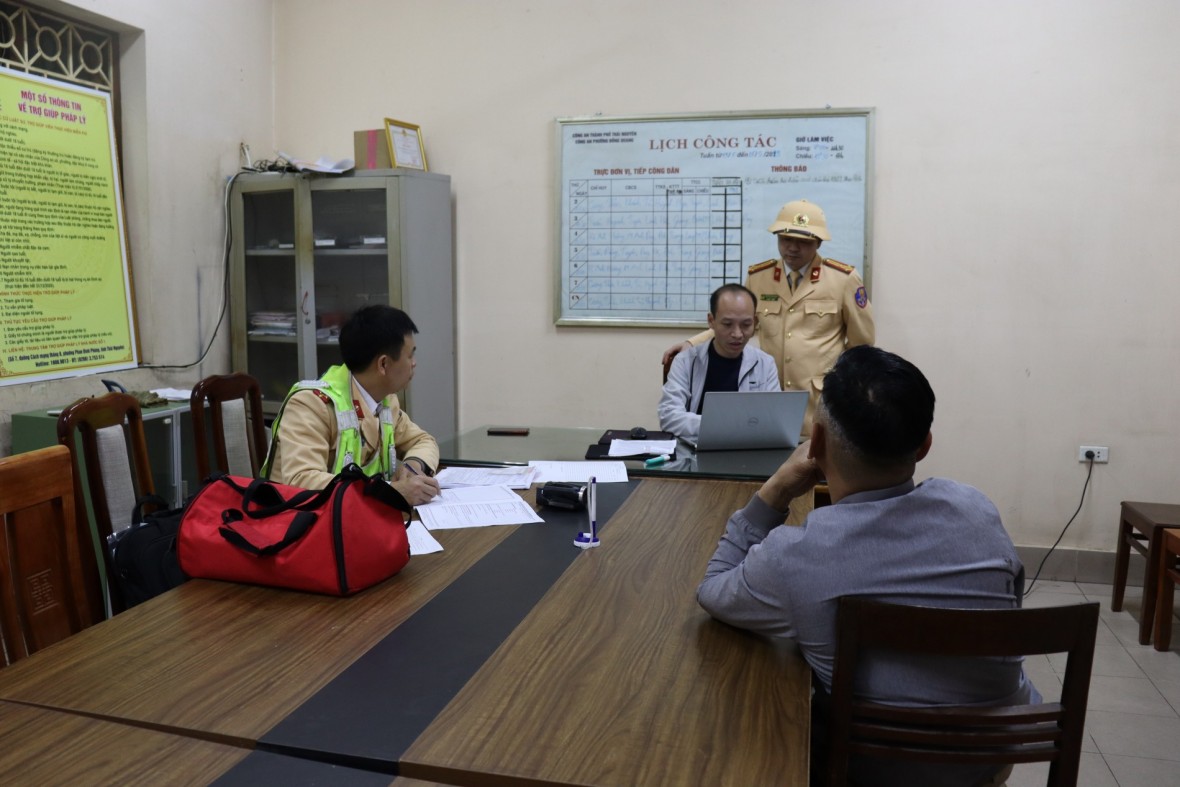 Thái Nguyên: Lái xe vi phạm nồng độ cồn, lén lút trộm lại phương tiện bị tạm giữ