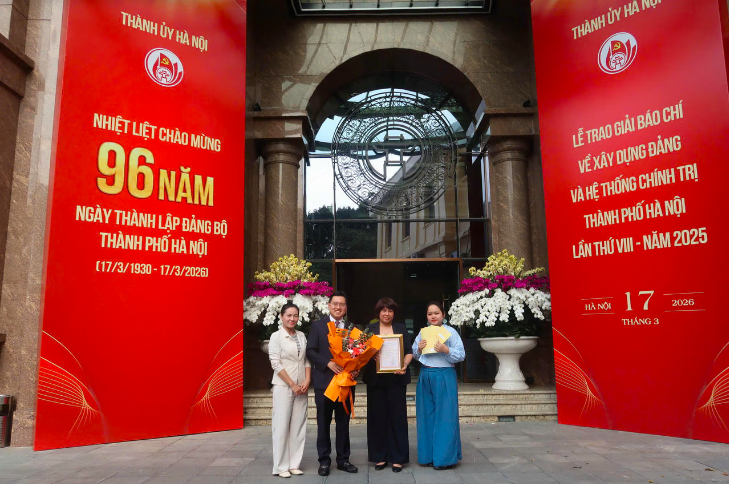 Giải Báo chí về xây dựng Đảng và hệ thống chính trị TP. Hà Nội lần thứ VIII.